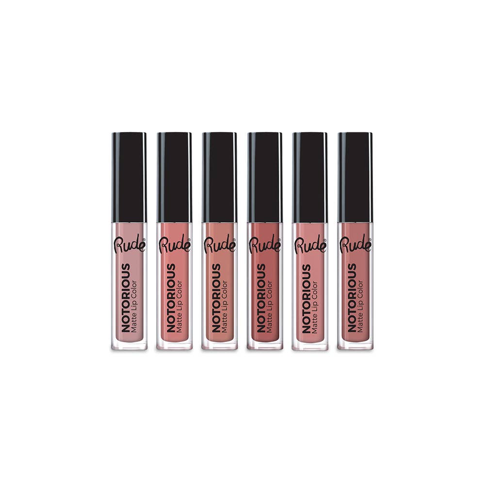 Keep It Sassy Notorious 6 Lip Color Set - Nude