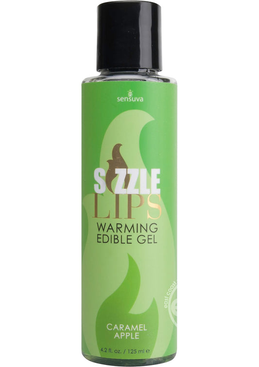 Sizzle Lips Warming Edible Massage Oil 4.2 oz