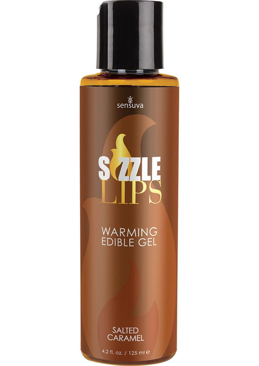 Sizzle Lips Warming Edible Massage Oil 4.2 oz