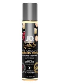 JO Gelato Water Based Lubricant White Chocolate Raspberry, Raspberry Sorbet and Cherry Burst