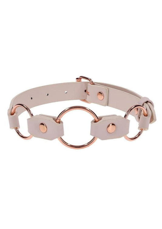 Sex & Mischief Peaches 'n CreaMe Ring Day Collar - Rose Gold