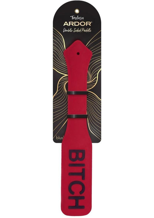 Temptasia Ardor Silicone BITCH Paddle - Red