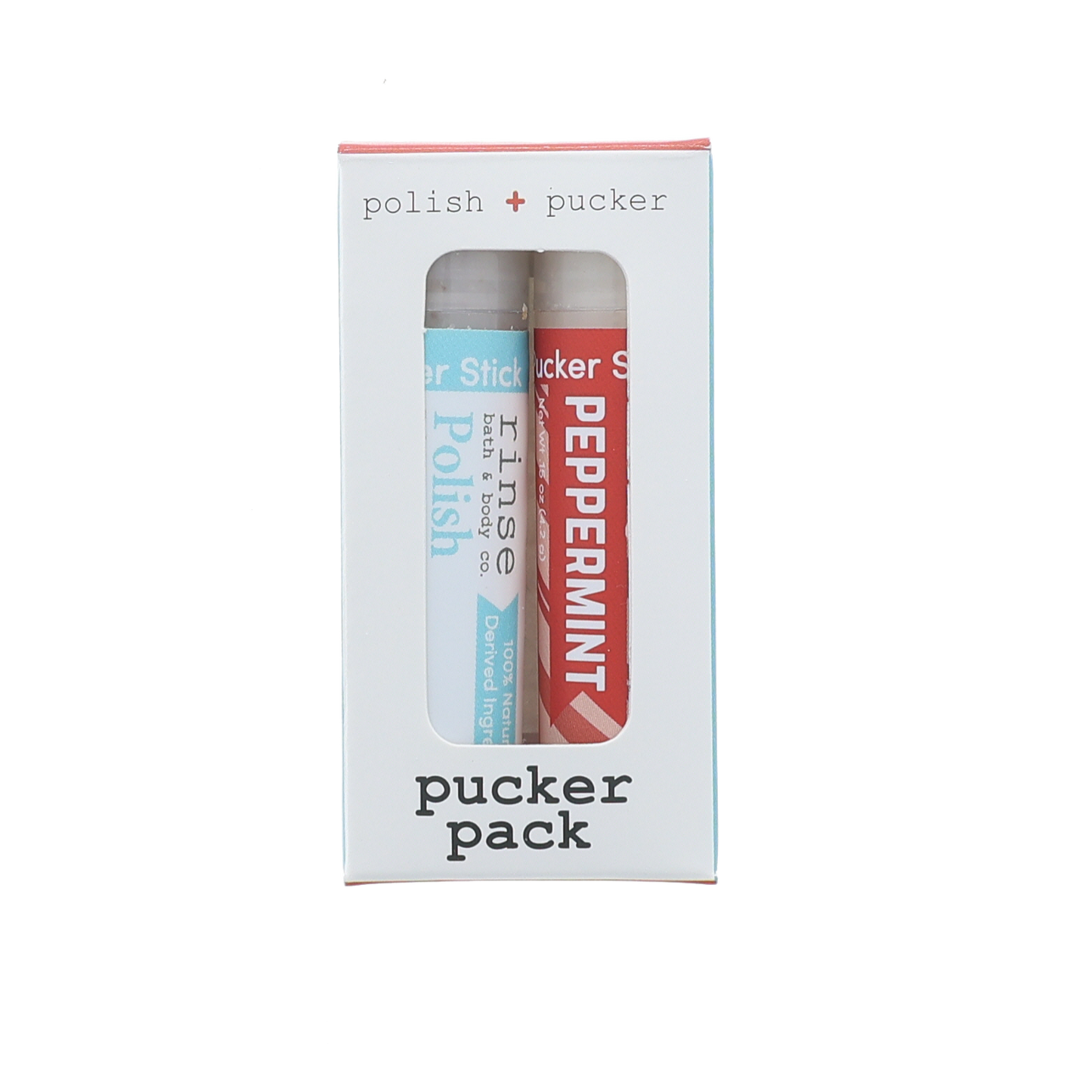 Pucker Pack (lip exfoliator + lip balm) | Natural Lip Care Gift Set