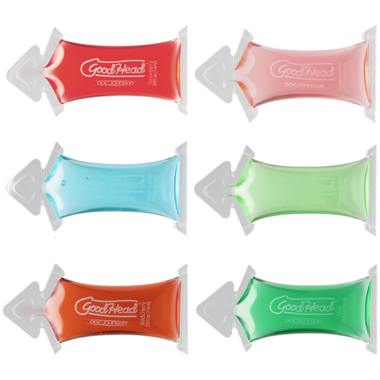 Good Head Oral Delight Gel travel six pillow pack