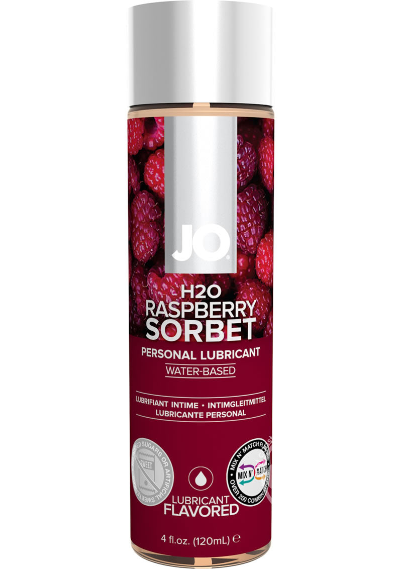 JO Gelato Water Based Lubricant White Chocolate Raspberry, Raspberry Sorbet and Cherry Burst