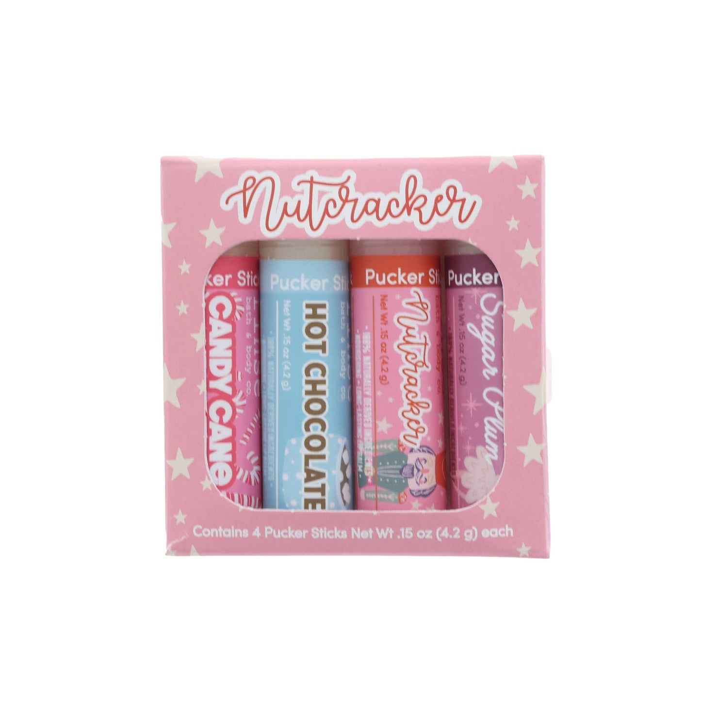 Nutcracker Holiday Lip Balm Pack | Natural Lip Care Gift Set