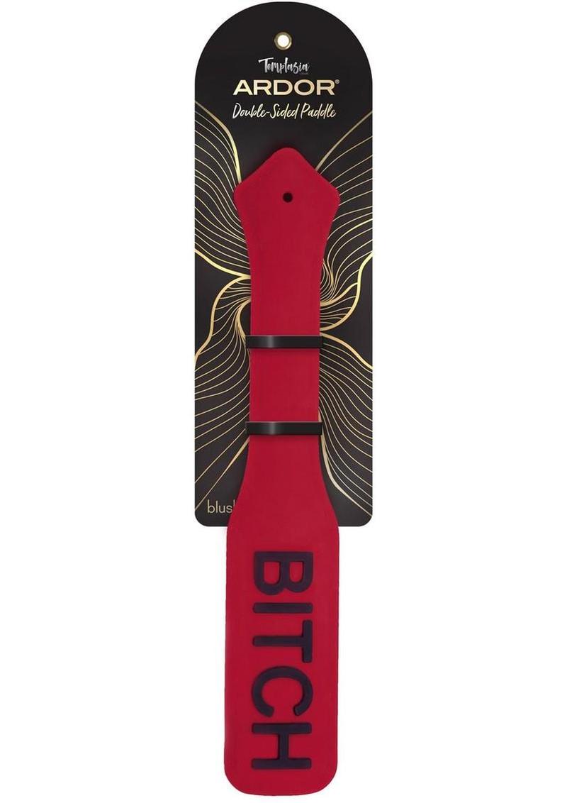 Temptasia Ardor Silicone BITCH Paddle - Red