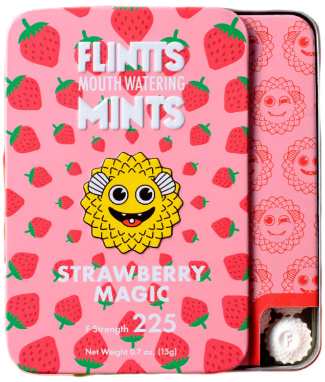 Flintts Strawberry Magic F Strength 225 tin