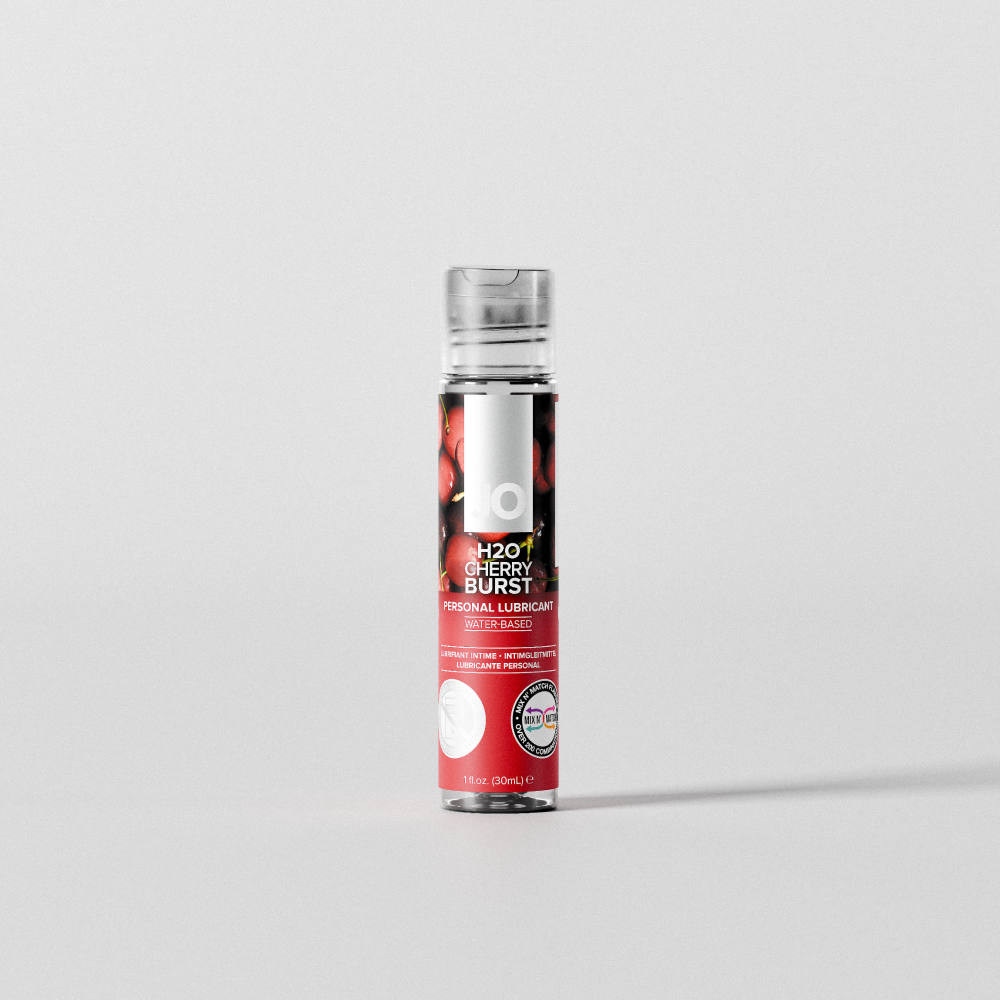 JO Cherry Burst flavored lubricant 1 oz bottle