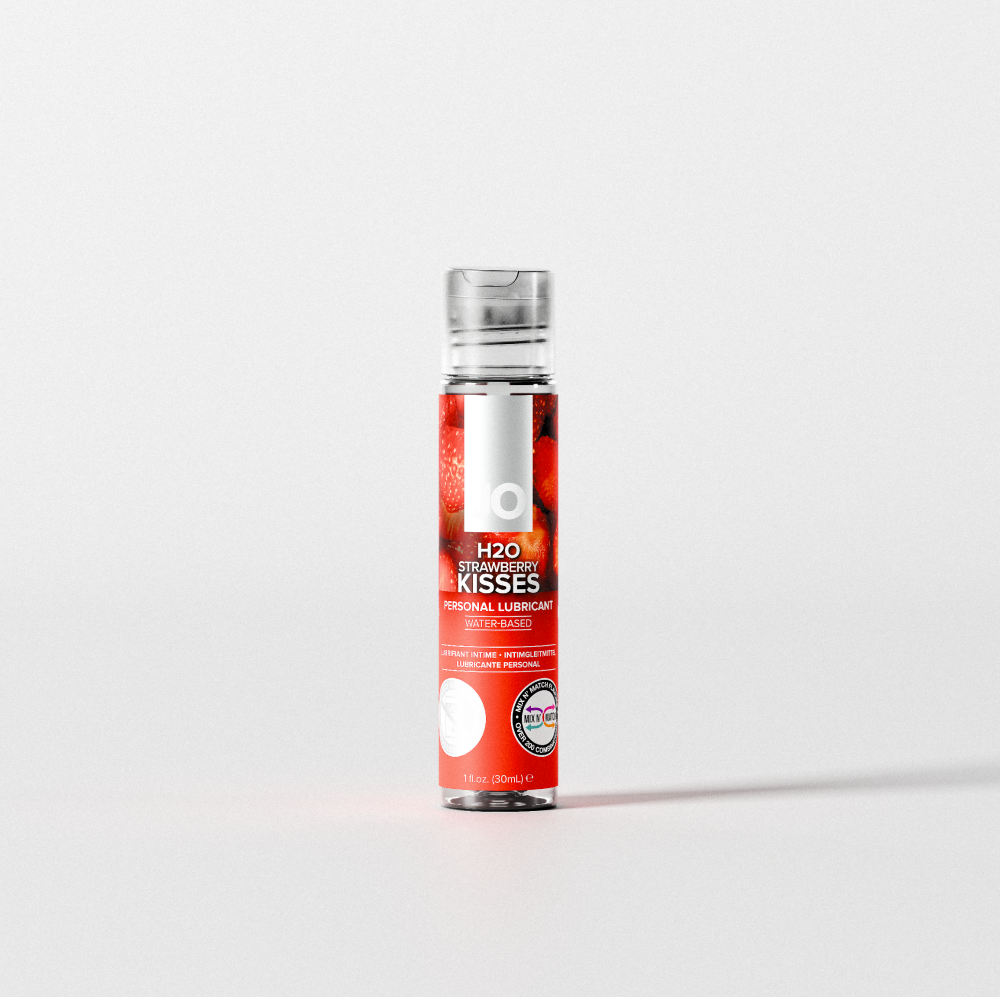 JO Strawberry Kisses flavored lubricant 1 oz bottle
