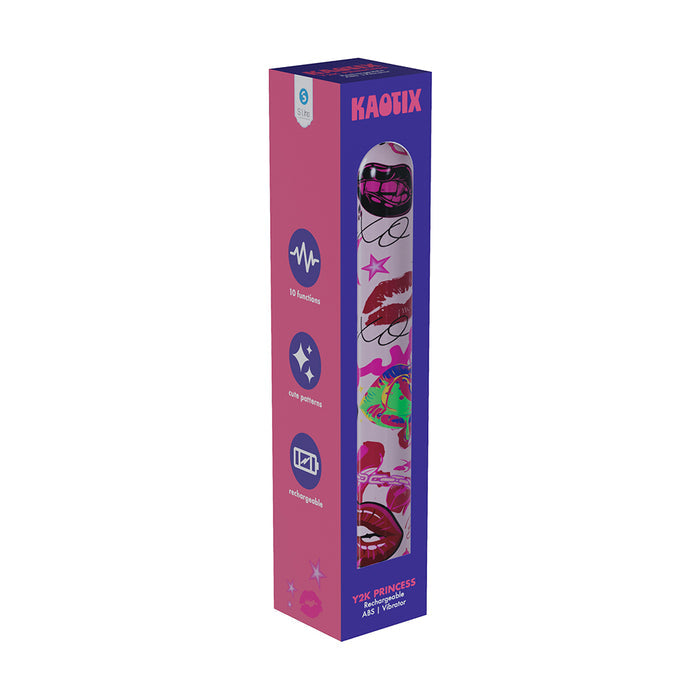 Kaotix Y2K Princess vibrator and package