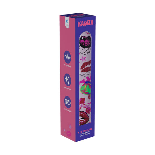 Kaotix Y2K Princess vibrator and package