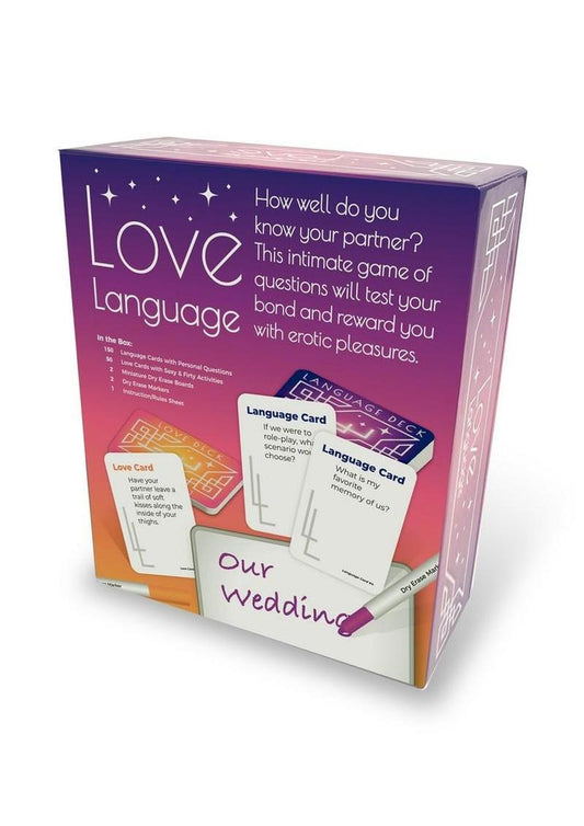 Love Language Couples Card Game