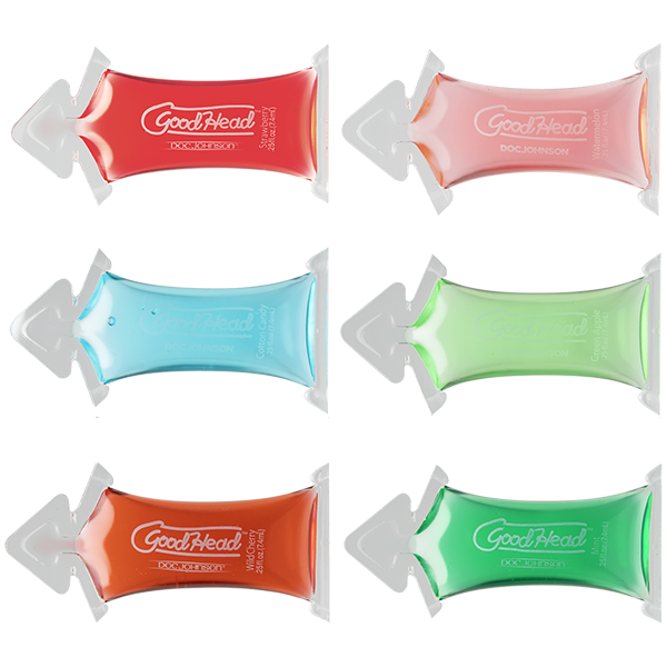 Good Head Oral Delight Gel travel six pillow pack