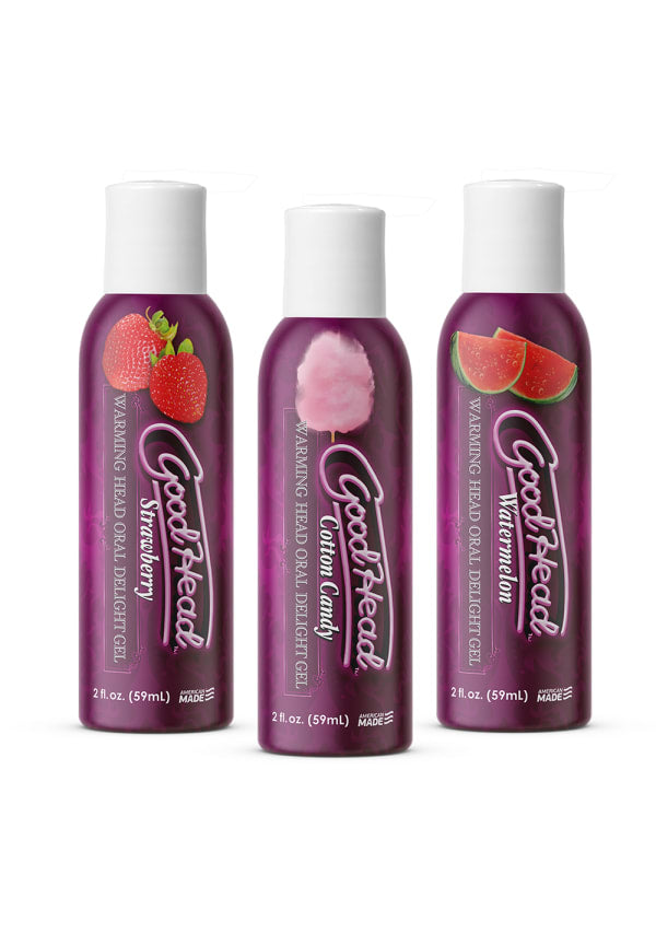 Good Head Warming Oral Delight Gel three pack