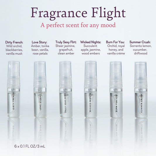 Fragrance Flight set of 6 travel size